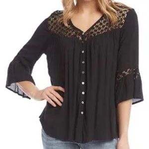 NWT Karen Kane Gauze Top